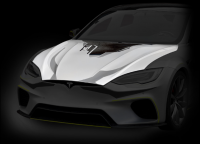 Обвес Tesla Model S "WILD" з карбону {MSR}