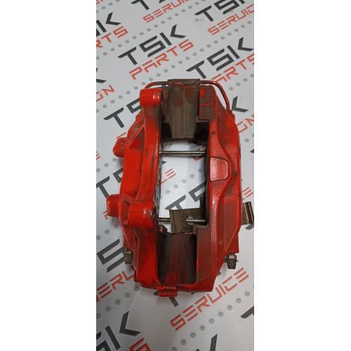 FRONT BRAKE CALIPER WITH PADS - RIGHT - RED {MS_MSR}