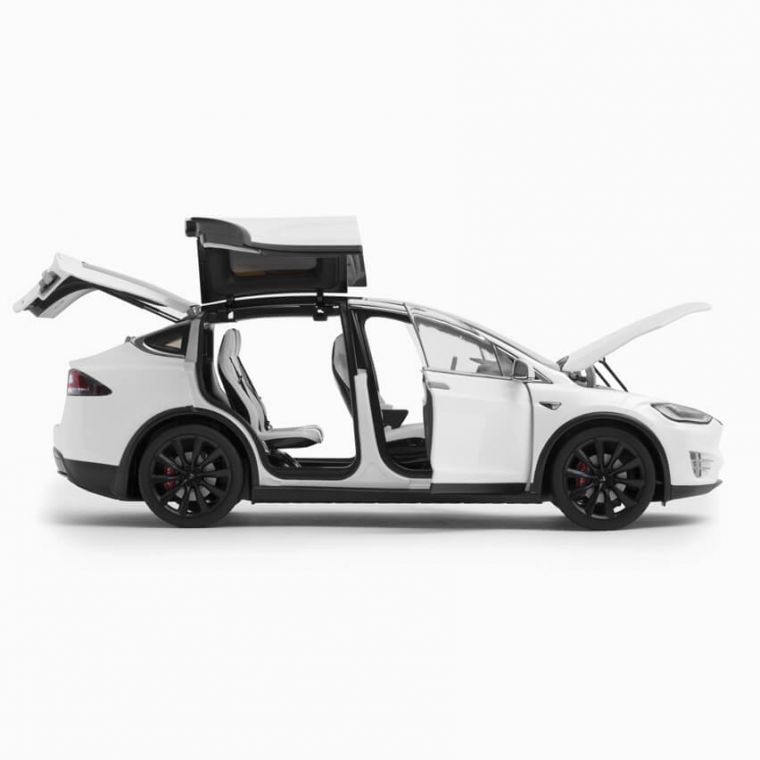 Продажа Оригинальная модель Tesla X P100D в масштабе 1:18