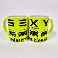 Чашка с логотипом "SEXY" большим шрифтом (Салатовая)