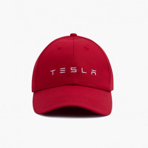 Кепка Tesla Logo Hat, (белый, черный)