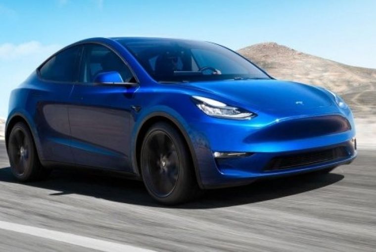 Tesla Model Y in March 2020