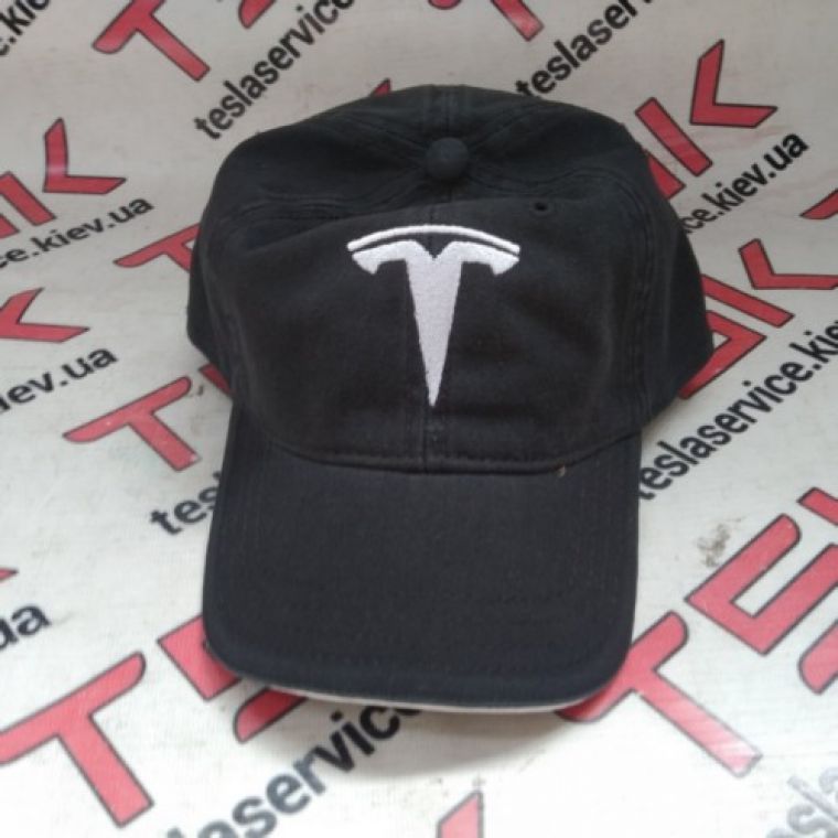 Продажа Кепка черная с логотипом Tesla