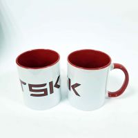 Чашка с красным логотипом "ТСК" (Белая)