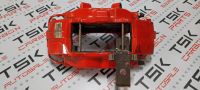 FRONT BRAKE CALIPER WITH PADS - RIGHT - RED {MS_MSR}